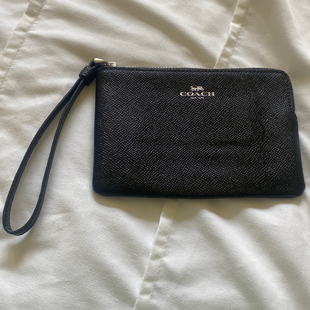 Small coach wristlet